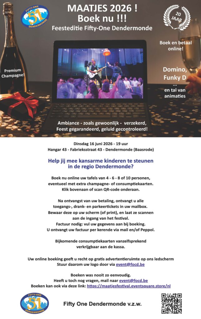 Fifty-One Club Dendermonde – Maatjesavond