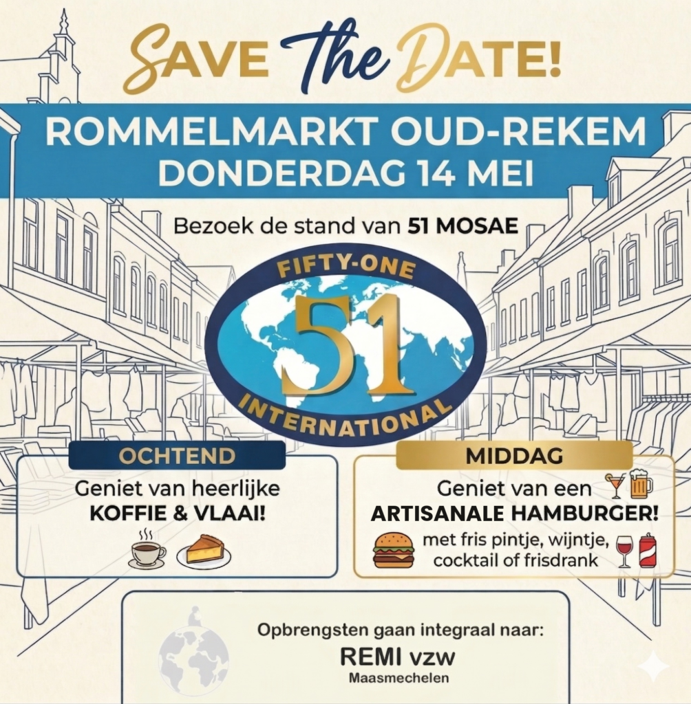 Fifty-One Club Mosae – Rommelmarkt Oud-Rekem