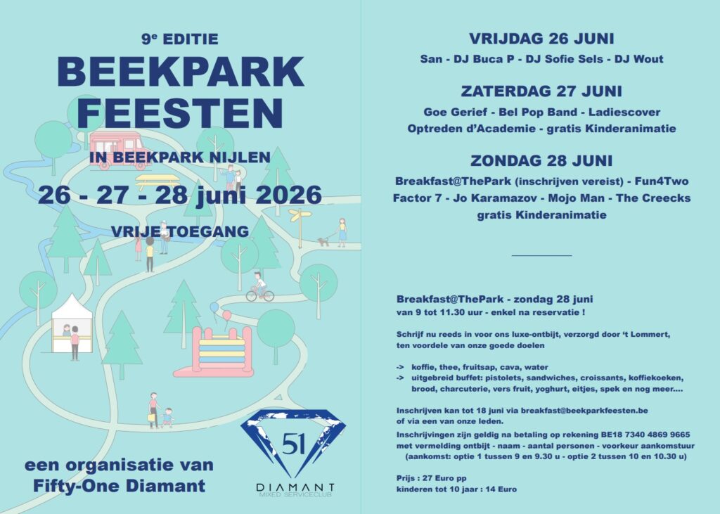 Fifty-One Club Diamant – de Beekparkfeesten